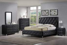 Modern Tufted Black Bedroom Set Black Bedroom Furniture Set Platform Bedroom Sets Wood Bedroom Sets