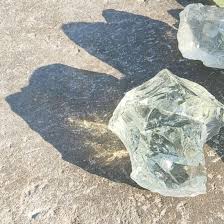 The region you live in may determine what types of stone are available and can affect shipping costs. China Blue Landscape Turquoise Colored Glass Rocks For Gabion Decorative China Glass Rocks And Landscape Glass Price