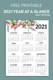 Check spelling or type a new query. Free Printable 2021 One Page Floral Calendar Paper Trail Design Planner Printables Free Paper Trail Calendar Printables