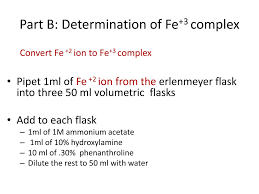 Ppt Experiment 33 Colorimetric Determination Of Iron Powerpoint Presentation Id 2243374