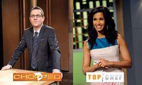 Who S Your Favorite Foodie Tv Show Host Ted Allen From Chopped Or Padma Lakshmi From Top Chef Best Tv Shows Best Tv Tv Shows