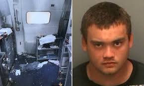 Inside of Delta cabin after passenger rampage