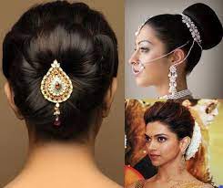 10 Indian Bridal Hairstyles For Long Hair Bride Hairstyles For Long Hair Bridal Hair Buns Indian Bridal Hairstyles