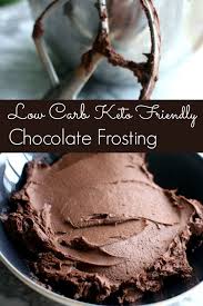 Keto Chocolate Buttercream Frosting Recipe Low Carb Chocolate Low Carb Keto Keto Dessert Recipes