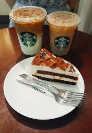 Cafe Starbucks Cake Tiramisu Latte Starbucks Loves Food Yum
