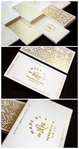 Paper is inexpensive and easy to work with. Gallery 25 Beautifully Designed Business Cards From Up North Jewelry Business Card Foil Business Cards Business Card Design