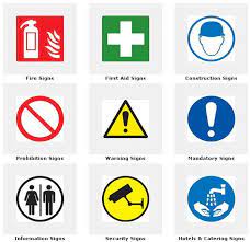 Before installing safety signs an employer should examine whether the hazard can be avoided or reduced by collective precautions (precautions that protect everybody) or safer ways of doing the work. What Colour Are Mandatory Fire Signs