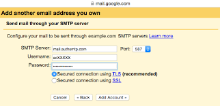 (i used a domain local account from. Gmail Google Mail Authenticated Smtp Server Setup Guide