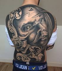 Black And Grey Tattoo Artists Uk Black Gray Full Back Tattoo Inkstylemag Back Tattoo Full Back Tattoos Black And Grey Tattoos
