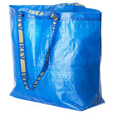 Frakta Shopping Bag Medium Blue Ikea Ikea Tote Storage Laundry Tote