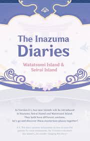 But first i will start by explaining how these puzzles work. The Inazuma Diaries Watatsumi Island Seirai Island