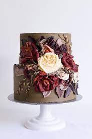 Autumn Painted Cake Painted Cakes Sculpted Cakes Buttercream Cake Designs