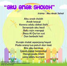 Aku Anak Sholeh Original Song Anak Anak Sehat Theme Song Posyandu Lirik Lagu Pendidikan Lagu
