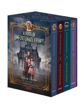 A Series of Unfortunate Events #1-4 Netflix Tie-in Box Set by | Hardcover