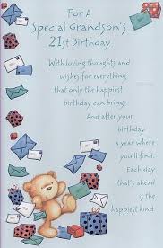 21st Birthday Greetings For Grandson Birthday Age Cards For A Special Grandson S 21st Birthday Grandson Birthday Cards 21st Birthday Cards Happy 21st Birthday