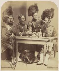 David Muir, George Glen, Donald McKenzie and Colour Sergeant William  Gardner '42nd Highlanders' from the series 'Crimean Heroes' by Joseph  Cundall