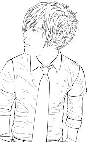 Just get emo coloring pages free. Emo Boy Lineart By Cutievamp22 On Deviantart
