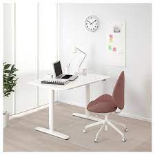 bekant bureau zit sta wit 120x80 cm ikea hoekbureau kantoorinrichting wit bureau kantoor