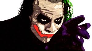 The Joker Dark Knight Edited High Contrast Joker Art Heath Ledger Joker Joker