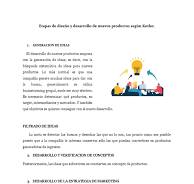 Etapas de Diseño y Desarrollo de Nuevos Productos Según ...