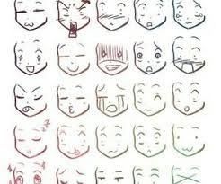 drawn manga facial expression 3 300 x 250 free clip art