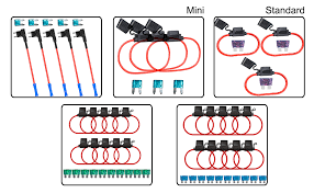 Inline Fuse Holders Fuses Kit Muhize 16 Gauge Waterproof Mini Fuse Holder With 15amp Mini Atm Apm Fuse 3 Pack