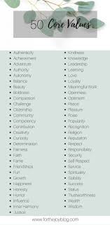 Defining Our Core Values Help Us To Define What Is Important In Our Lives It Helps Us Understand Why We Make Decisions Core Values Self Development Positivity