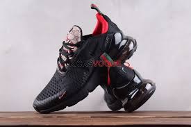 Air Max 270s Black And Red Custom Nike Air Max 270 Gucci Kingsnake Gg Black Red Nike Gucci Nike Air Max 270