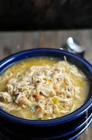White Chicken Chili Ingredients 4 Skinless Boneless Chicken Breasts 4 Cups Chicken Stock 1 Clove Garlic Mince White Chili Chicken Recipe Recipes Soup Recipes