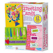 Personalized greeting cards offer a more meaningful approach to connect with individuals that matter to you and your business. 4m Make Your Own Greeting Cards Kit