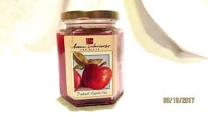 Home Interiors Scented Jar Candle Baked Apple Pie Partial Scented Candle Jars Baked Apple Pie Candle Jars