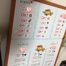 身支度ボード お支度ボードのインテリア実例 2017 05 12 08 10 39 roomclip ルームクリップ お支度ボード ダイソー マグネット スケジュール ボード