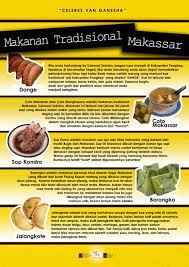 Empat sehat lima sempurna adalah kampanye yang dilakukan pemerintah sejak tahun 1955 untuk membuat masyarakat memahami pola makan yang benar. Poster Makanan Tradisional Khas Indonesia