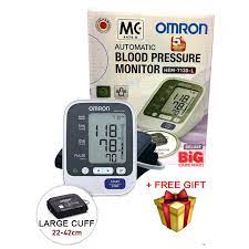Blood pressure is a widely utilised measurement that can be taken by using a sphygmomanometer, or a blood pressure monitor. Omron Blood Pressure Monitor Hem 7130 L With Large Cuff Free Gift Shopee Malaysia
