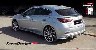 Mazda 3 Bm Axela Hatchback Body Kit Tuning Lenzdesign Performance 2013 2014 2015 2016 2017 2018 Mazda 3 Hatchback Mazda 3 Hatchback
