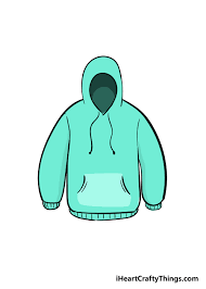 With the hood drawn in, you can now begin on the arms of your hoodie drawing. Hoodie Drawing How To Draw A Hoodie Step By Step