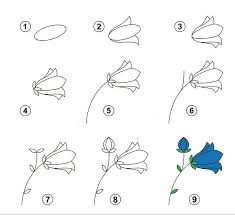 Come Disegnare Un Fiore Disegni Facili Per Bambini Nove Step Per Un Disegno Facile Disegni Facili Come Disegnare Fiori Idee Per Disegnare