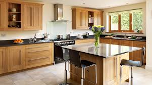 Open Plan Oak Shaker Kitchen Modern Oak Kitchen Kitchen Interior Modern Kitchen