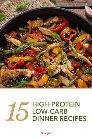 15 High Protein Low Carb Dinner Recipes Protein Dinner Recipes High Protein Recipes Dinner Low Carb Dinner Recipes