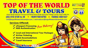 For cancel for any reason plans, insuring the full trip cost is required. Top Of The World Travel And Tours Cainta Philippines