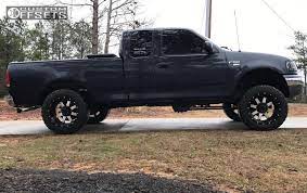 2012 ford f150 crew cab short bed 4x4 lifted low mileage pickup. 2000 Ford F 150 Wheel Offset Hella Stance 5 Suspension Lift 5 172819 Custom Offsets