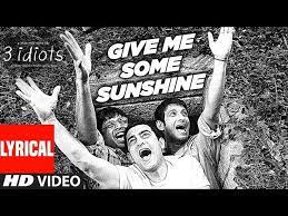 Copyright disclaimer under section 107 of the copyright act 1976, allowance is made for fair use for purposes such as criticism, comment, news reporting, t. 3 Idiots Song Give Me Some Sunshine Lyrical Hindi Video Songs Times Of India