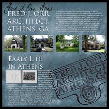 Fred J. Orr, Architect, Athens, GA