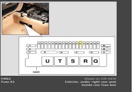 2001 Mercedes S500 Fuse Box Location Catalogue Of Schemas