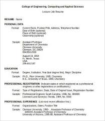 Application resumes are resumes that are tailored to a specific job and used when applying for that job. 10 Sample Job Resumes Templates Pdf Doc Free Premium Templates
