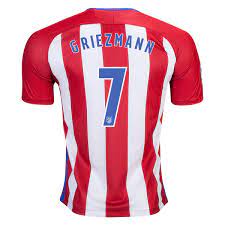 ^ a b antoine griezmann: Atletico Madrid 16 17 Antoine Griezmann Home Soccer Jersey The Seats Of Home Ground The Vicente Calderon Club Atletico De Madrid Atletico Madrid Griezmann