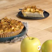 Un Dessert Original Aux Pommes M Ecirc Lant La Texture Et Les Saveurs Du Flan Et De La Tarte Flan Au Pomme Flan Patissier Flan