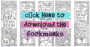 Mark your spot in the book you're reading. Free Printable Coloring Page Bookmarks Dawn Nicole