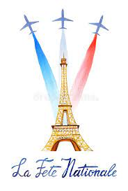 Retrouvez encore plus d'idées de : Bastille Day La Fete Nationale Text French National Day Hand Drawn Watercolor Illustration With Eiffel Tower And Airplanes Stock Illustration Illustration Of Flag Happy 119231393