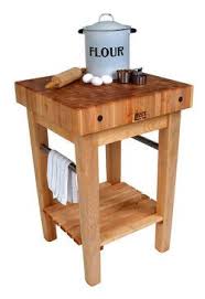 This kitchen cart includes a butcher block countertop, which can act as an excellent chopping station for cutting vegetables, fruits, and meat while preparing food. Butcher Block Carts With Pot Racks By John Boos Butcher Block Islands Also Available At Kitchen Accessories Unlimited Kitchensource Com